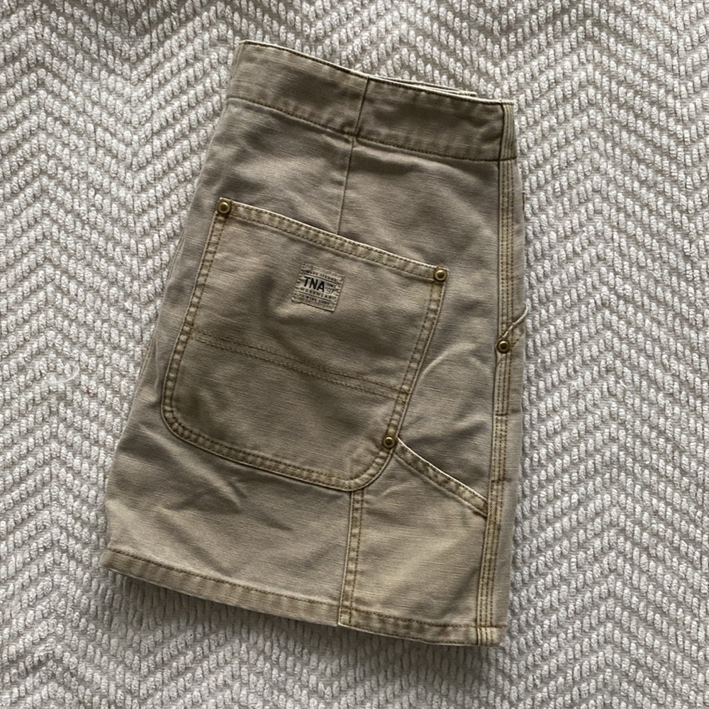 Aritiza cargo Jean skirt